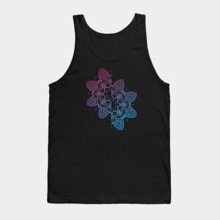 split flower mandala Tank Top